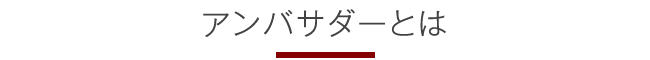 アンバサダーとは